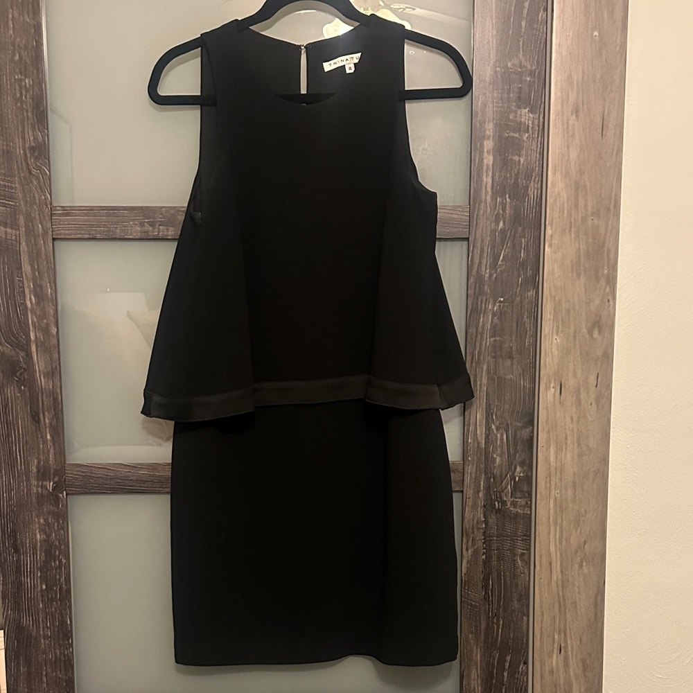 Trina Turk Black Sleeveless Mini Dress